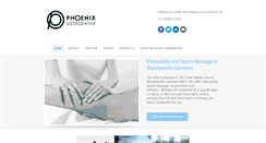 Desktop Screenshot of phoenixosteopathy.com